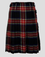 Black Stewart Tartan Kilt - Image 2