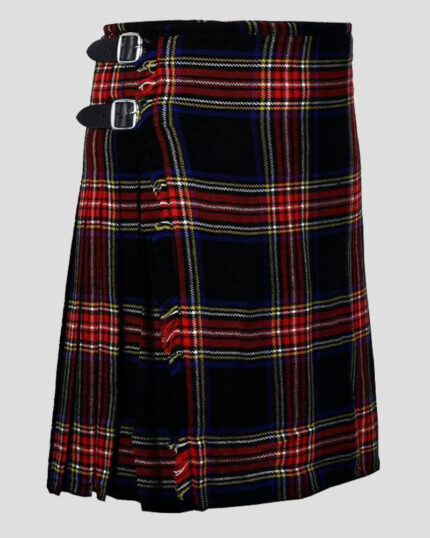 Black Stewart Tartan Kilt