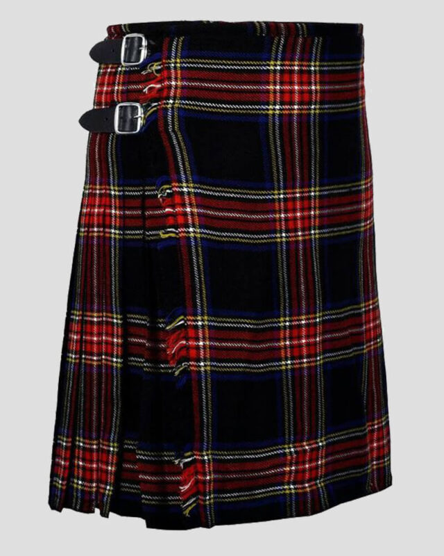 Black Stewart Tartan Kilt