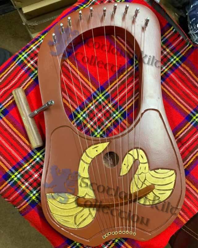 10-String Duck Design Lyre Harp