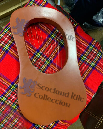 10 Strings Duck Design Lyre Harp back side