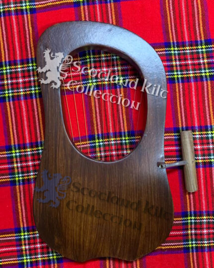 10 Strings Lyre Harp For Sale back side
