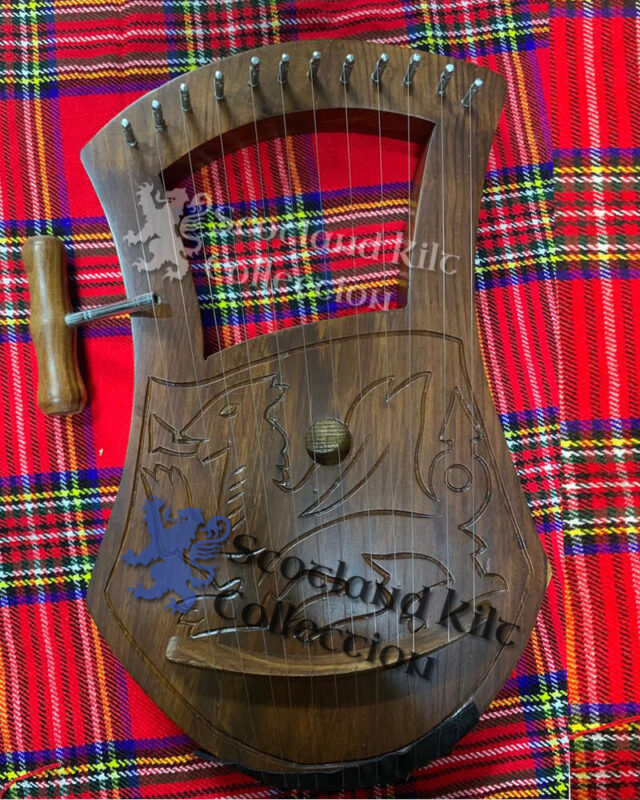 12 Strings Dragon Lyre Harp - For Sale