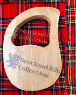 15 Strings Red Dragon Lyre Harp back side