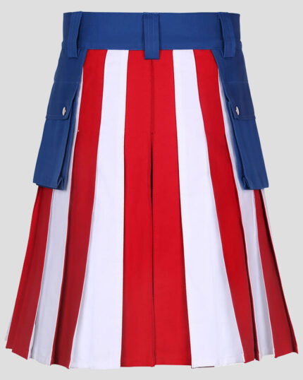 American Flag Utility Kilt back side