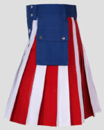 American Flag Utility Kilt right side