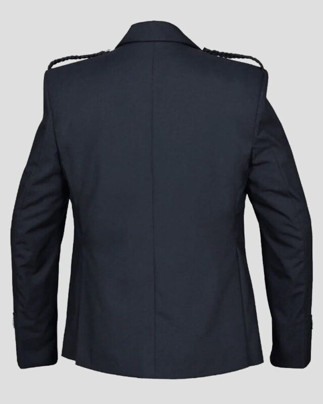 Argyle Kilt Jacket with Vest back side