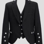 Argyle Kilt Jacket with Vest front side -Argyle Jackets for Men's | Argyle Kilt Jacket for sale