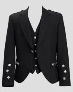 Argyle Kilt Jacket with Vest front side -Argyle Jackets for Men's | Argyle Kilt Jacket for sale