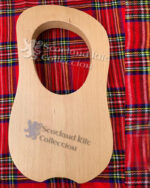 Black Base Lyre Harp back side