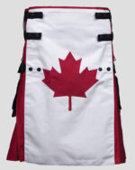 Canadian Flag Hybrid kilt pocket side Canada Flag Hybird utility kilts for Men's