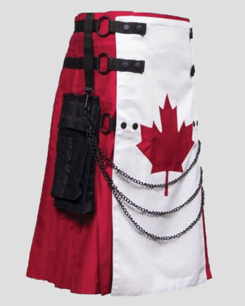 Canadian Flag Hybrid kilt