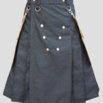 Detachable Pockets Kilt front side - modern Detachable Pockets utility kilts