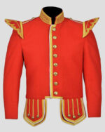 Doublet Jacket Red front - Hand Made Doublet Jacket