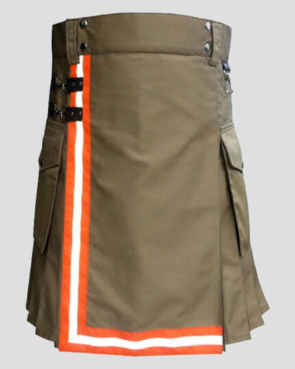 Firefighter Utility Kilt front side - Firefighter Utility Kilts for men's