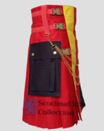 German Flag Kilt blue pocket side