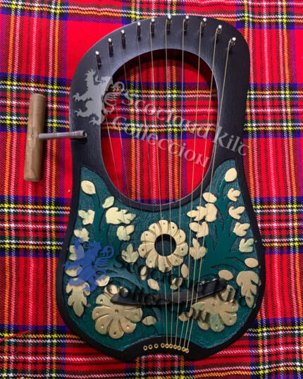 Golden Leaves Lyre Harps