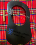 Golden Leaves Lyre Harp back side