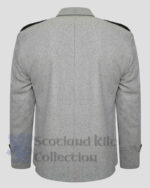 Light Grey Argyll Jacket back side