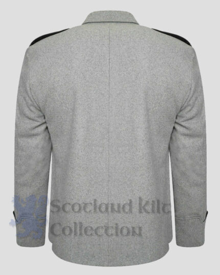 Light Grey Argyll Jacket back side