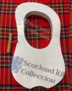 New 10 String White Lyre Harp Bak side