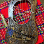 New Flower Design 10 string Lyre Harp