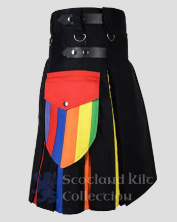 New Scottish Rainbow Hybrid Kilt