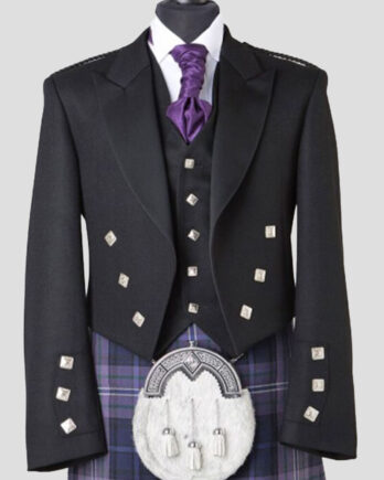 Prince Charlie jacket with Five Button Vest front - Prince Charlie jacket for sale