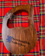 Rosewood Dragon Lyre Harp back side