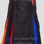 Rainbow Utility Hybrid Kilt Pride Kilt - LGBT Gay Kilt