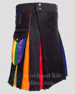 SCOTTISH RAINBOW UTILITY HYBRID KILT PRIDE KILT (4)