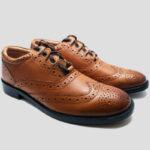 Scottish Brown Highland Ghillie Brogues Kilt Shoes (1)