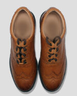 Scottish Brown Highland Ghillie Brogues Kilt Shoes (3)