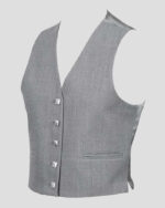 Sheriffmuir Grey Wool Pride Jacket vest