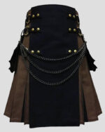 Tactical kilt - Tactical Hybrid Kilt Black And Brown