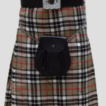 Thompson Camel Tartan Kilt