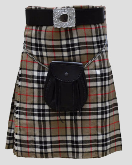 Thompson Camel Tartan Kilt