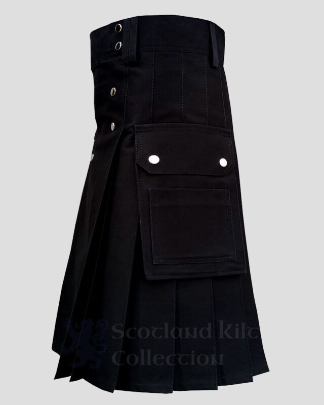 Mens Black kilt | Best Utility Kilt For Sale 2024