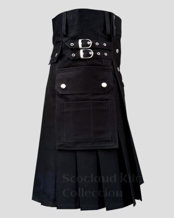 Mens Black kilt | Best Utility Kilt For Sale 2024