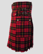 Wallace Tartan Utility Kilt right pocket side