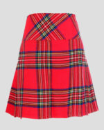 Women Royal Stewart Tartan Kilt back side