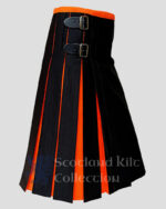 Black Hybrid Kilt Orange right side
