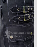 Black Utility Kilt - Best Cotton Utility Kilt
