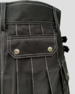 Black Utility Kilt - Best Cotton Utility Kilt