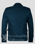 Blue Tweed Argyle Jacket