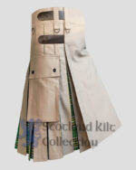 Box Pleat Hybrid Kilt right side