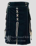 Black & Khaki Hybrid Kilt for Men Traditional 5 Colors Combinations