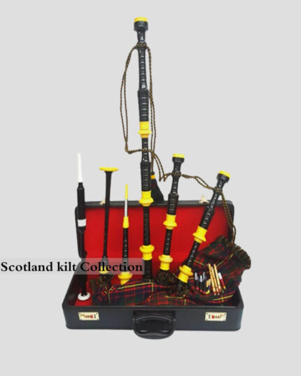 MacDonald Tartan Yellow Mounts Bagpipe Set