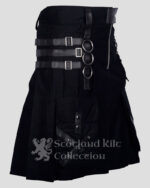 MODERN GOTHIC FASHION KILT FOR MEN left