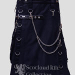 Steampunk Gothic Utility Kilt Fashion Kilts For Men front